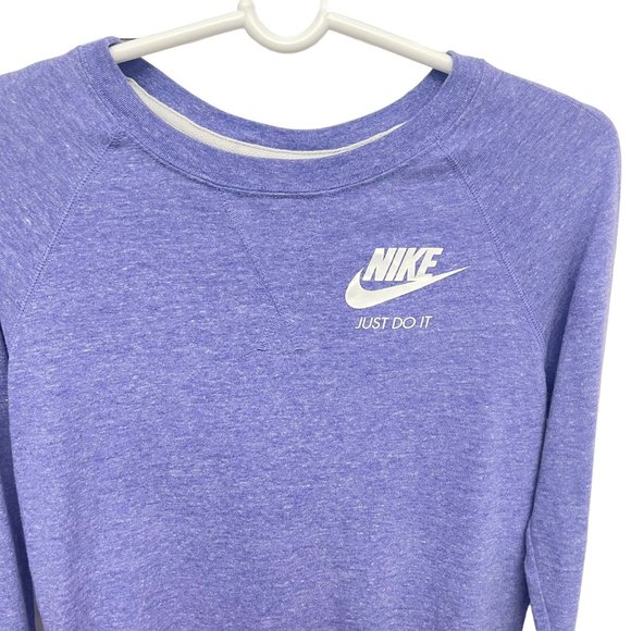 Nike Just Do it Women's Running Purple Long Sleeve Shirt Size S - Picture 3 of 10